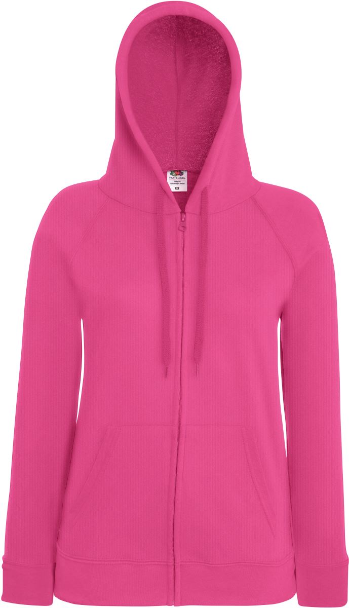 F.O.L. | Lady-Fit LW Hooded Sweat Jacket – 16.2150 – fuchsia