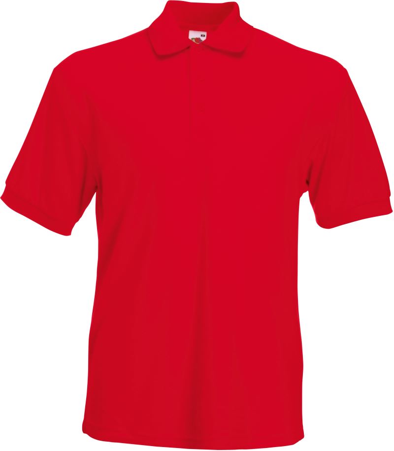 F.O.L. | Heavy 65/35 Pique Polo – 16.3204 – red