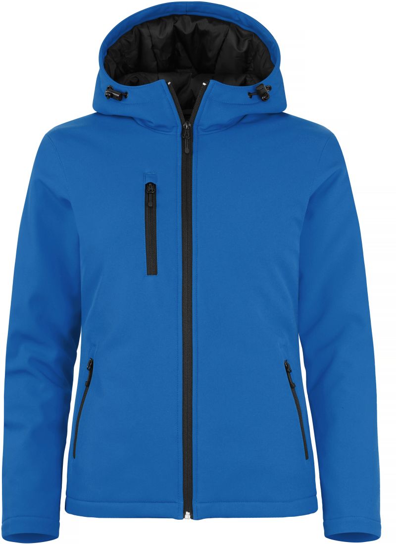 Clique | Padded Hooded Softshell Women – 67.0953 – royal blue