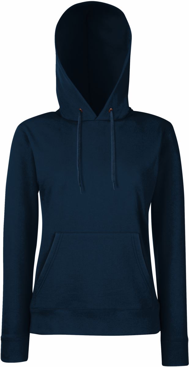 F.O.L. | Classic Lady-Fit Hooded Sweat – 16.2038 – deep navy
