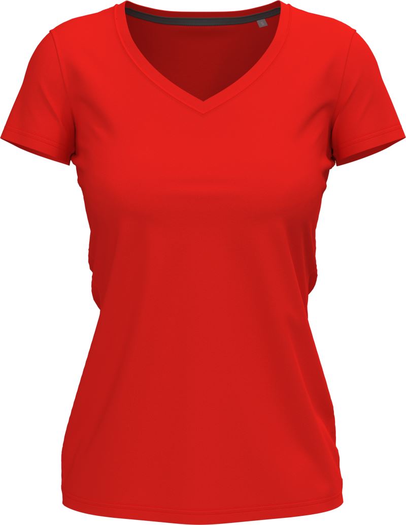 Stedman | Stretch-T V-neck Women – 05.9710 – scarlet red