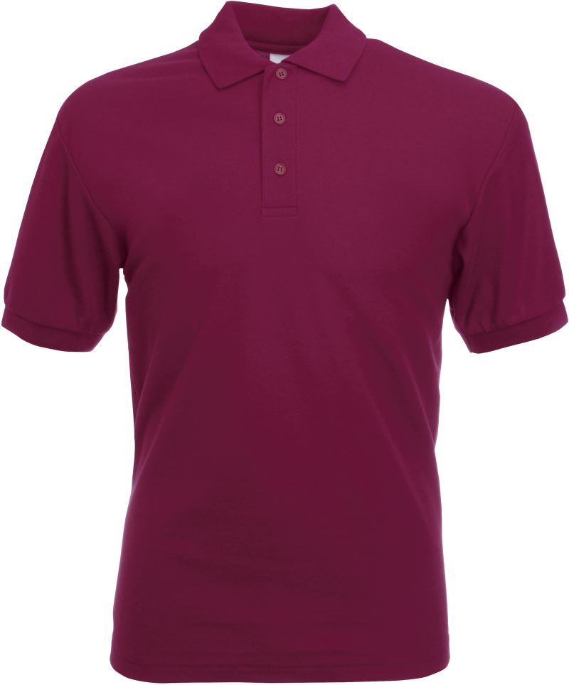 F.O.L. | 65/35 Pique Polo – 16.3402 – burgundy