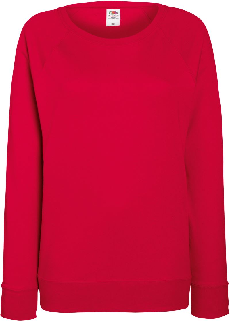 F.O.L. | Lady-Fit LW Raglan Sweat – 16.2146 – red