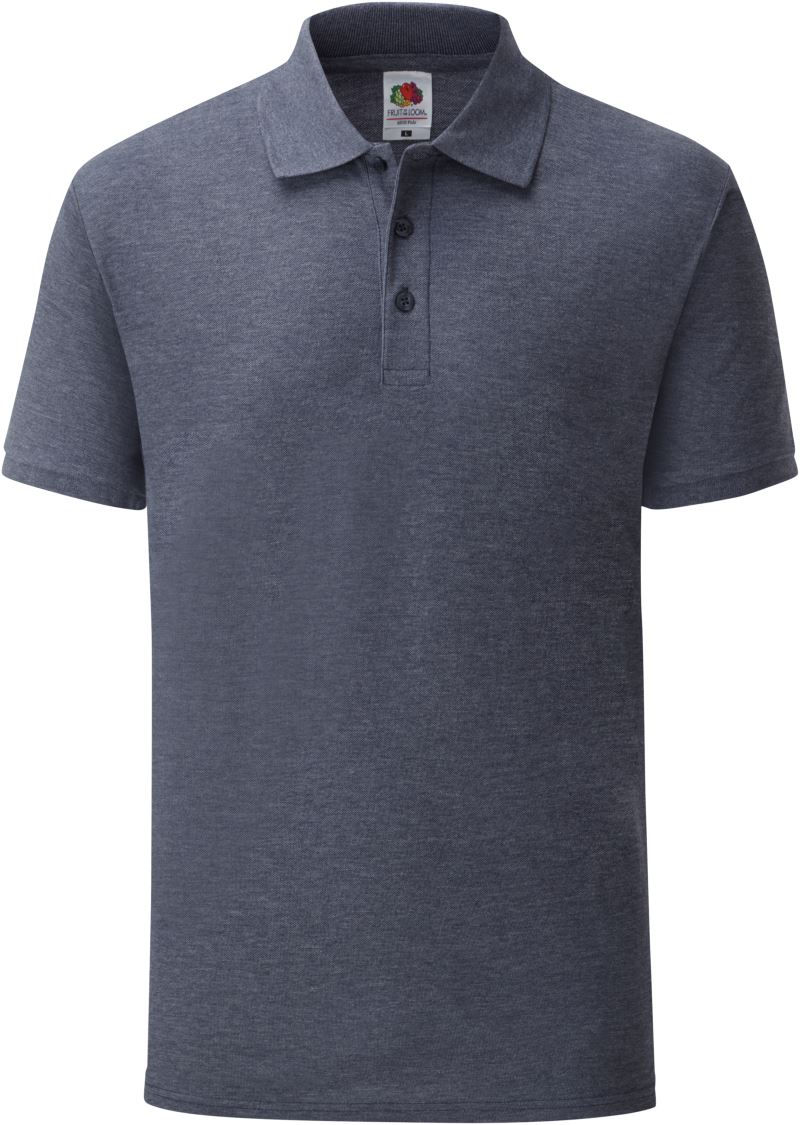 F.O.L. | 65/35 Pique Polo – 16.3402 – heather navy