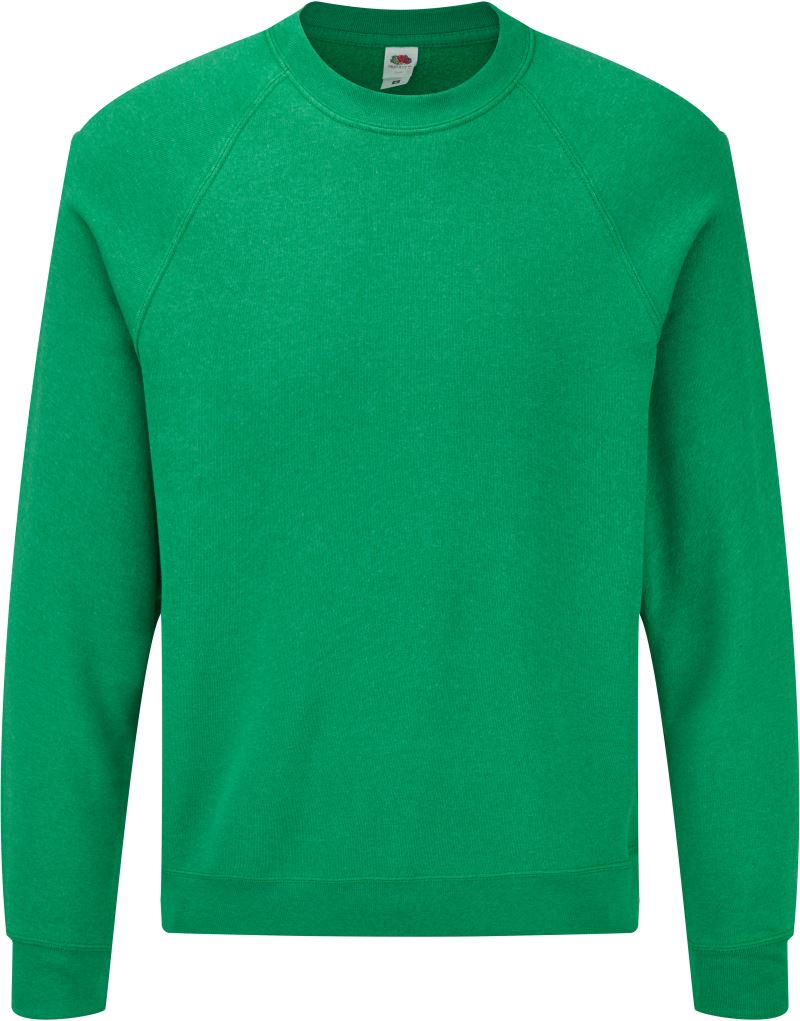F.O.L. | Classic Raglan Sweat – 16.2216 – retro heather green
