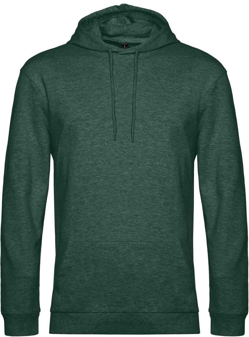 B&C | #Hoodie – 01.U03W – heather dark green