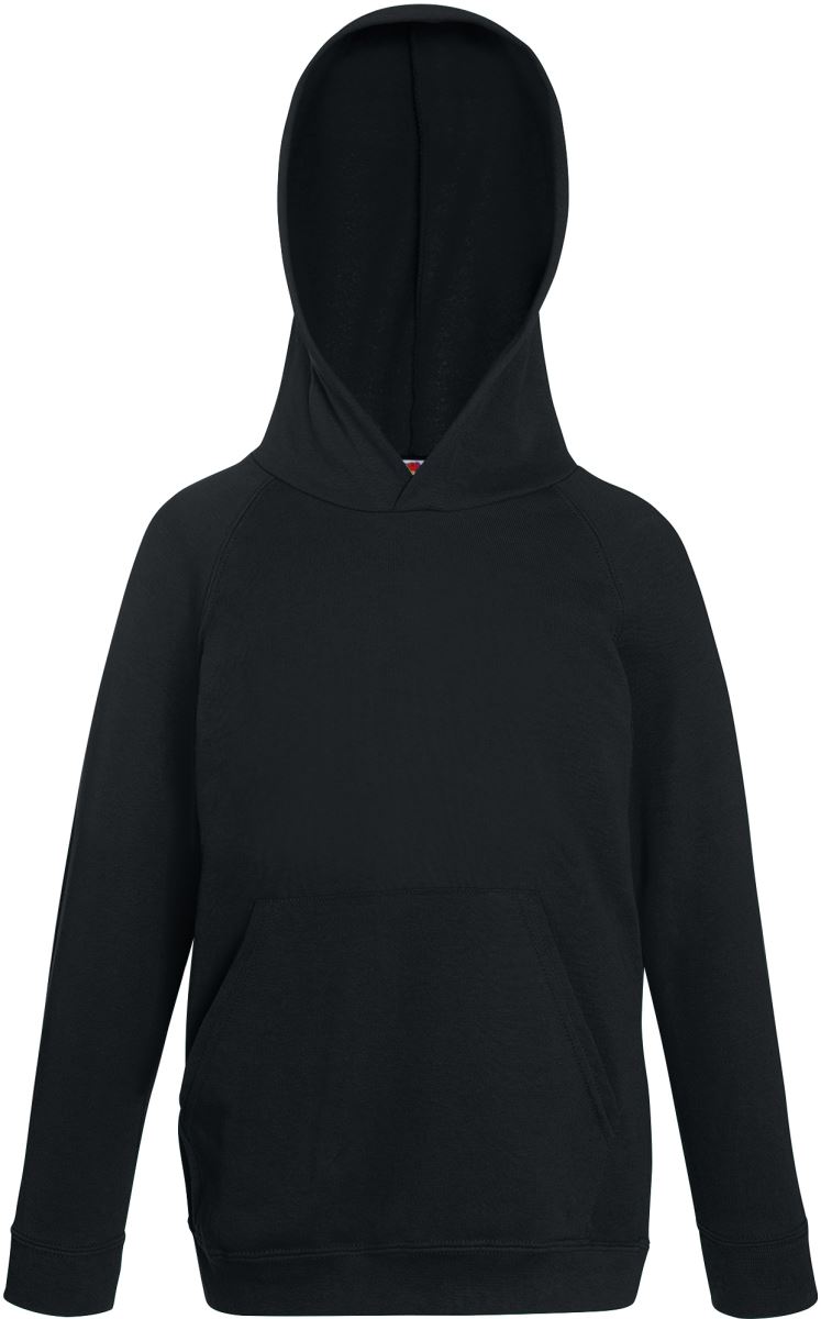 F.O.L. | Kids Lightweight Hooded Sweat – 16.2009 – black