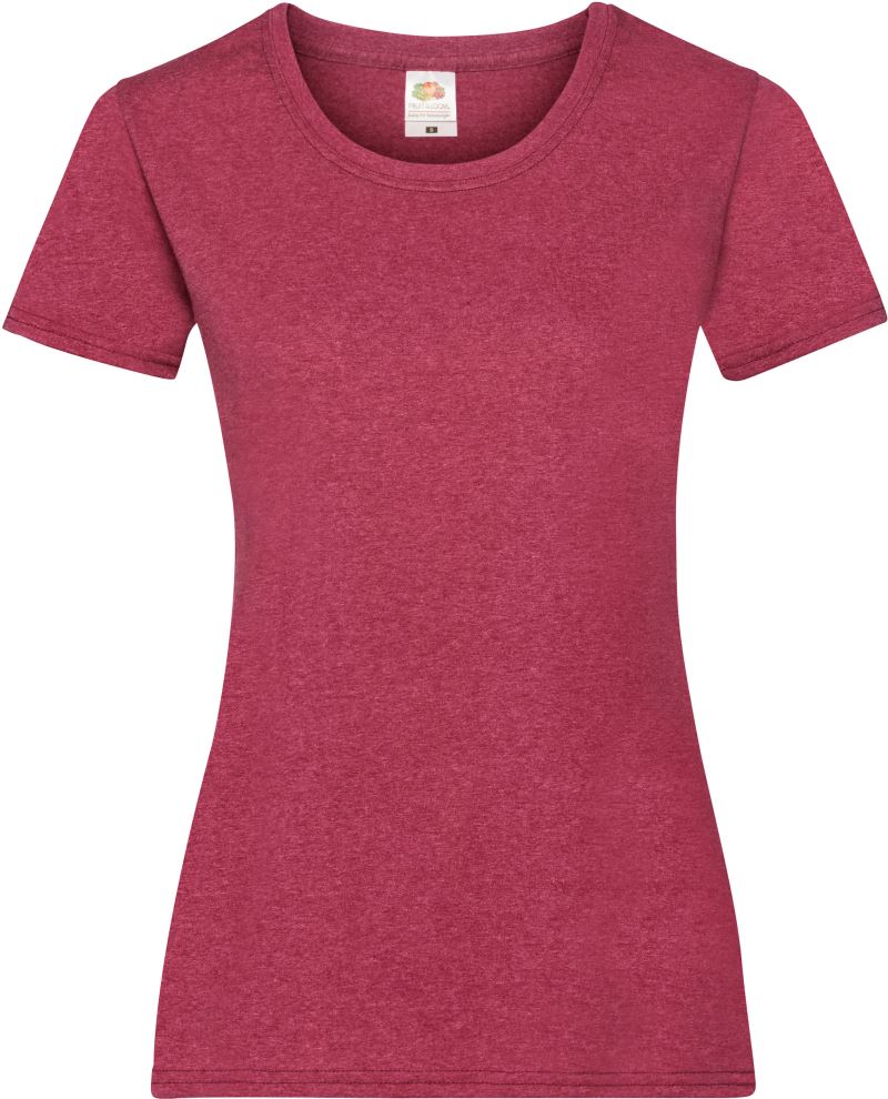 F.O.L. | Lady-Fit Valueweight T – 16.1372 – vintage heather red