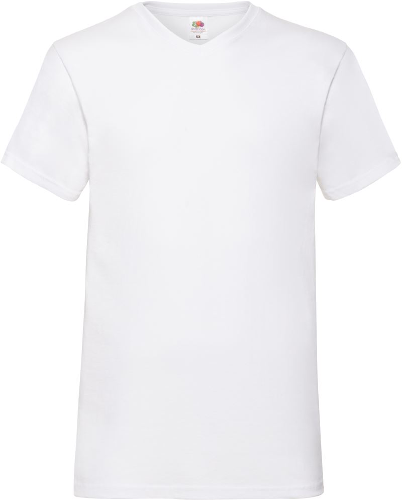 F.O.L. | Valueweight V-Neck T – 16.1066 – white
