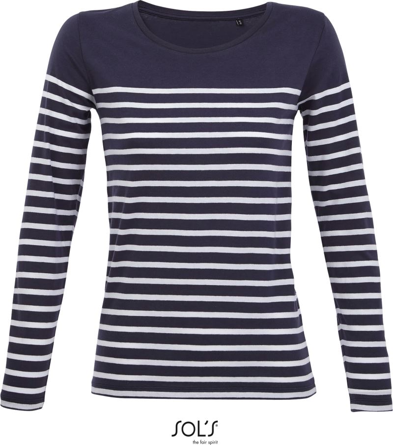 SOL'S | Matelot LSL Women – 25.3100 – french navy/white
