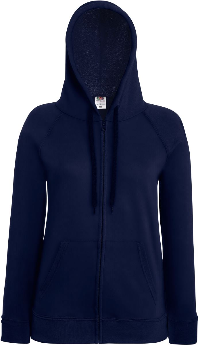 F.O.L. | Lady-Fit LW Hooded Sweat Jacket – 16.2150 – deep navy