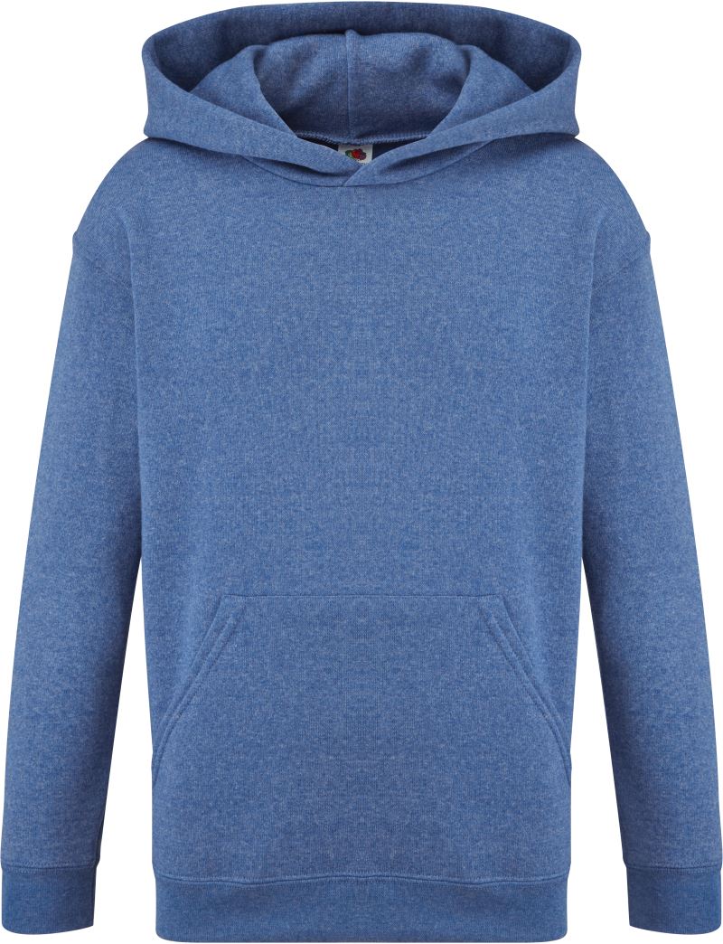 F.O.L. | Classic Kids Hooded Sweat – 16.2043 – retro heather royal