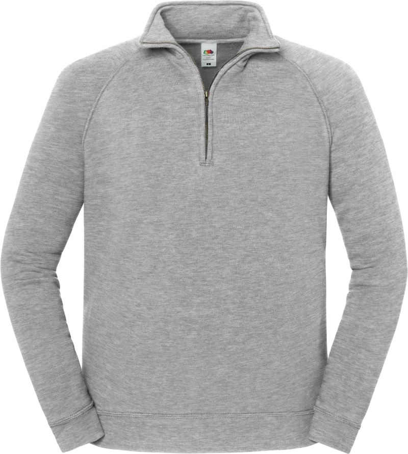 F.O.L. | Iconic Premium Zip Neck Sweat – 16.2288 – athletic heather