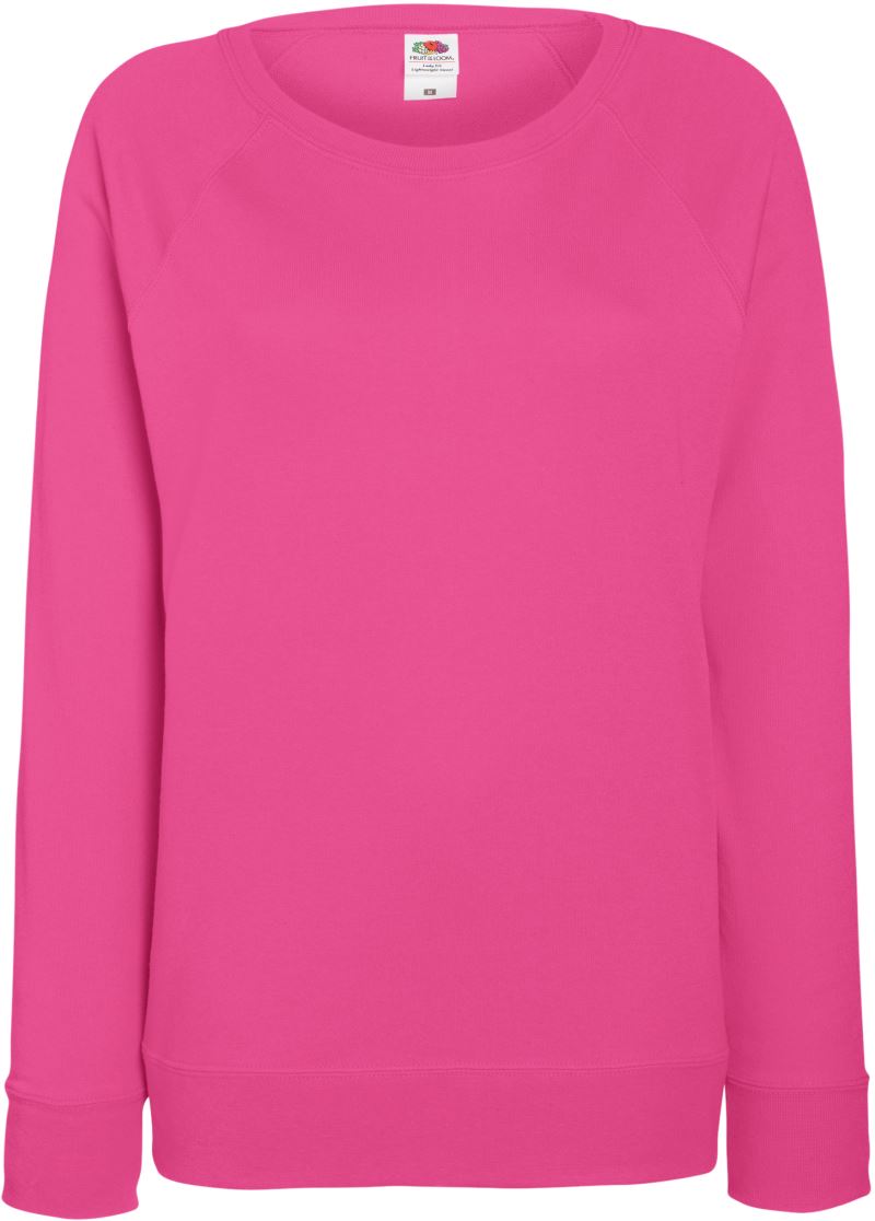 F.O.L. | Lady-Fit LW Raglan Sweat – 16.2146 – fuchsia