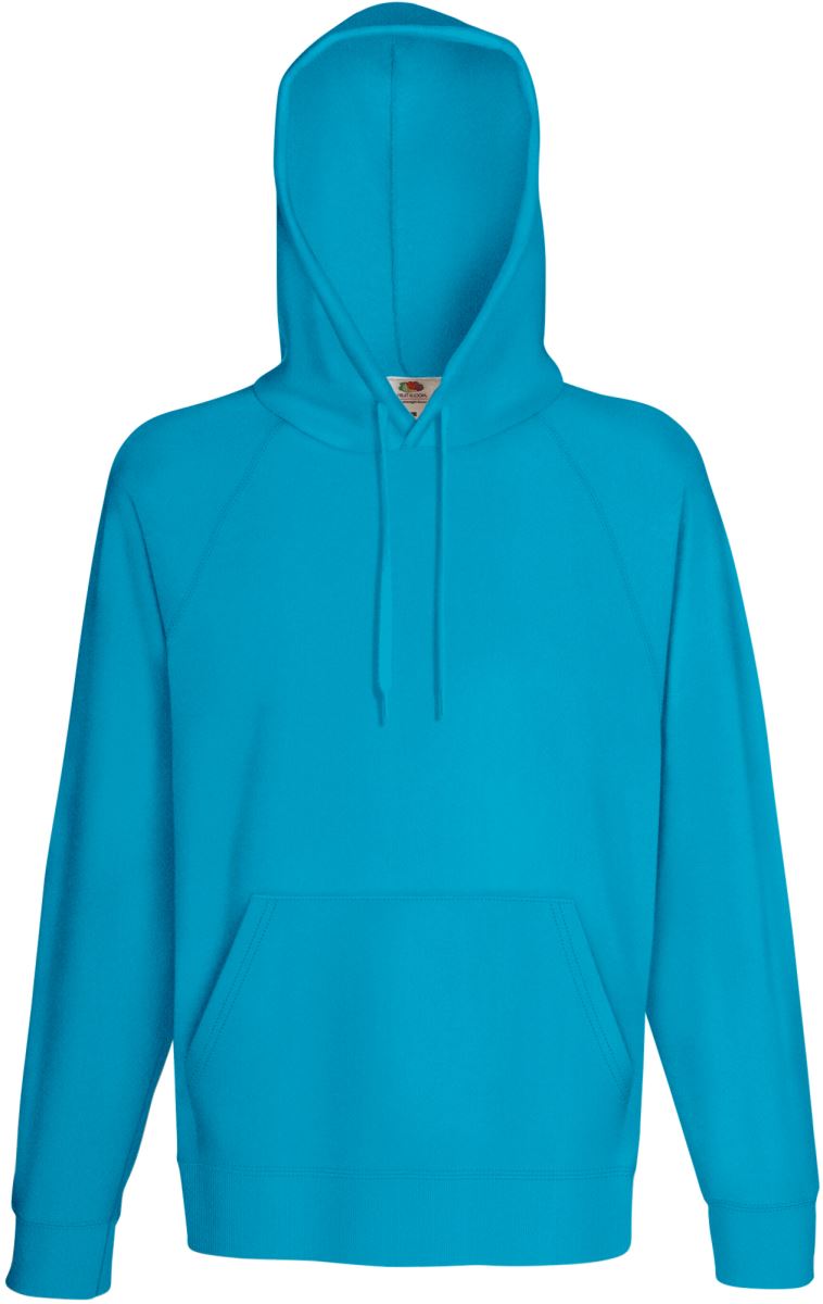 F.O.L. | Lightweight Hooded Sweat – 16.2140 – azure blue