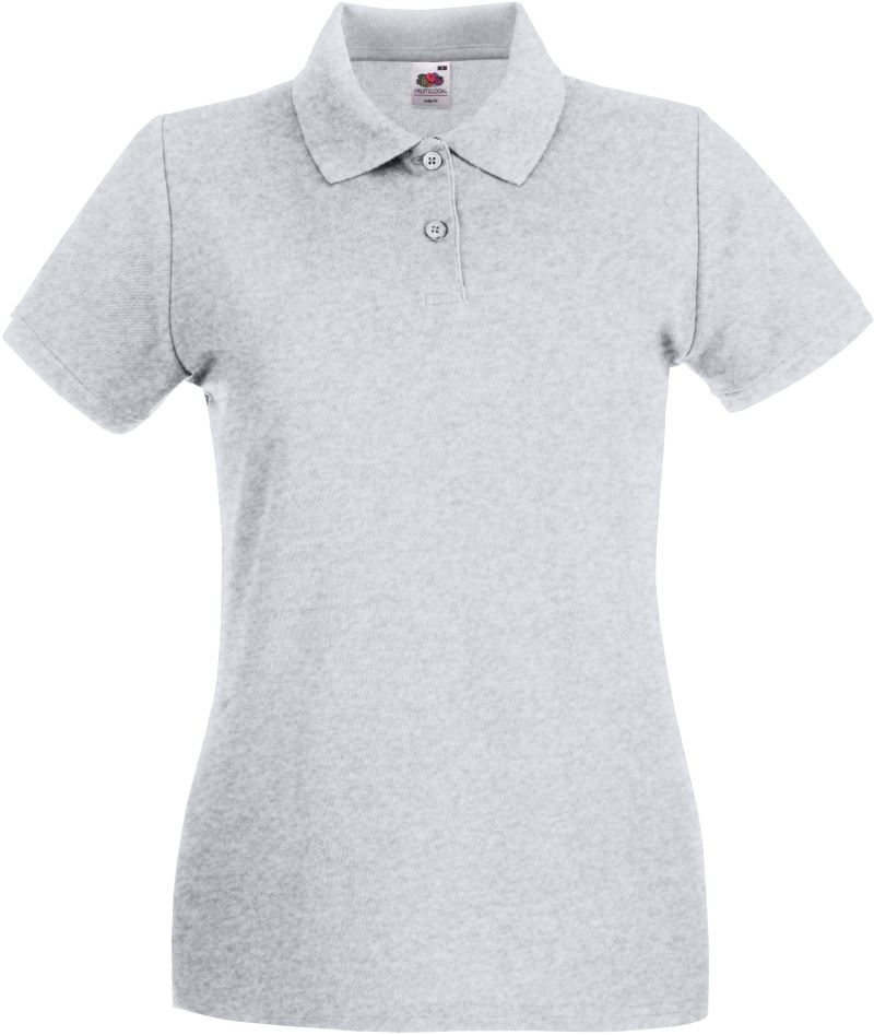 F.O.L. | Lady-Fit Premium Polo – 16.3030 – heather grey