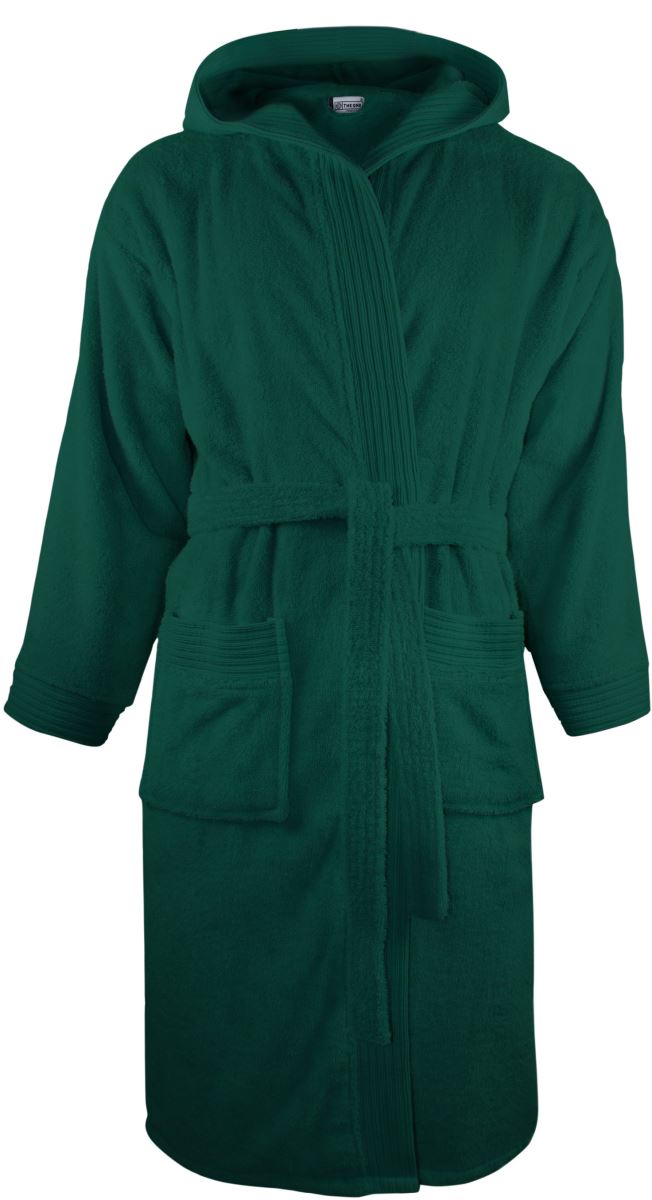 The One | Bathrobe hooded – 48.1021 – dark green