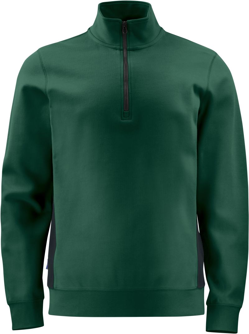 ProJob | 2128 Sweatshirt 1/2 Zip – 64.2128 – forest green