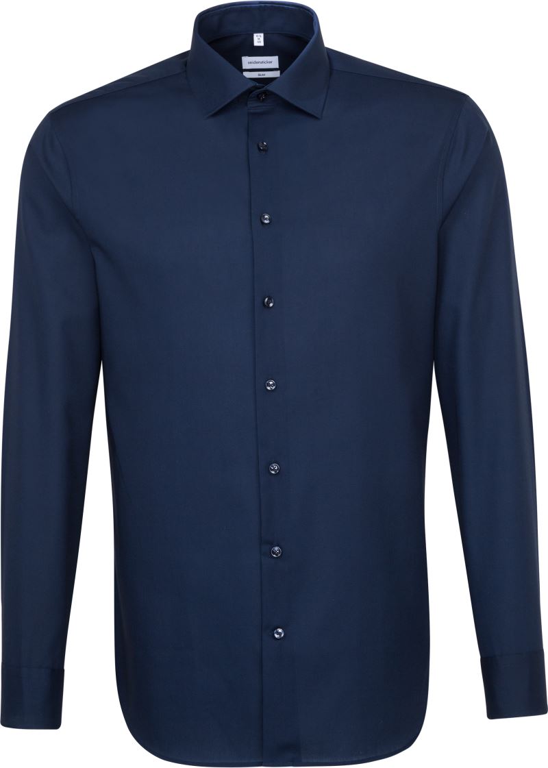 Seidensticker | Shirt Slim LSL – 78.5198 – navy