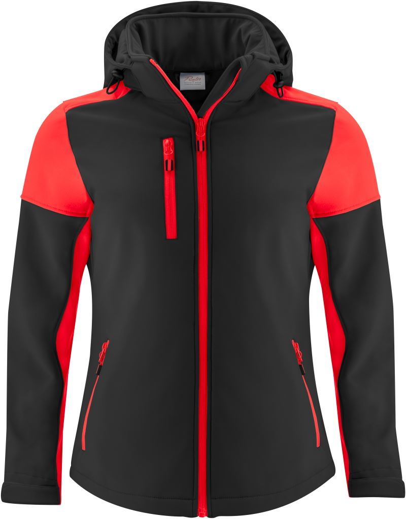Printer | Prime Softshell Women – 61.1066 – black/red