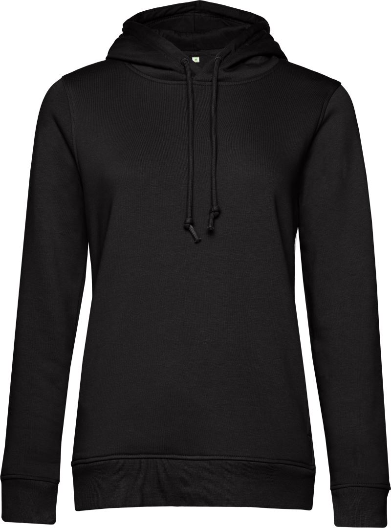 B&C | Inspire Hooded /women_° – 01.W34B – black pure