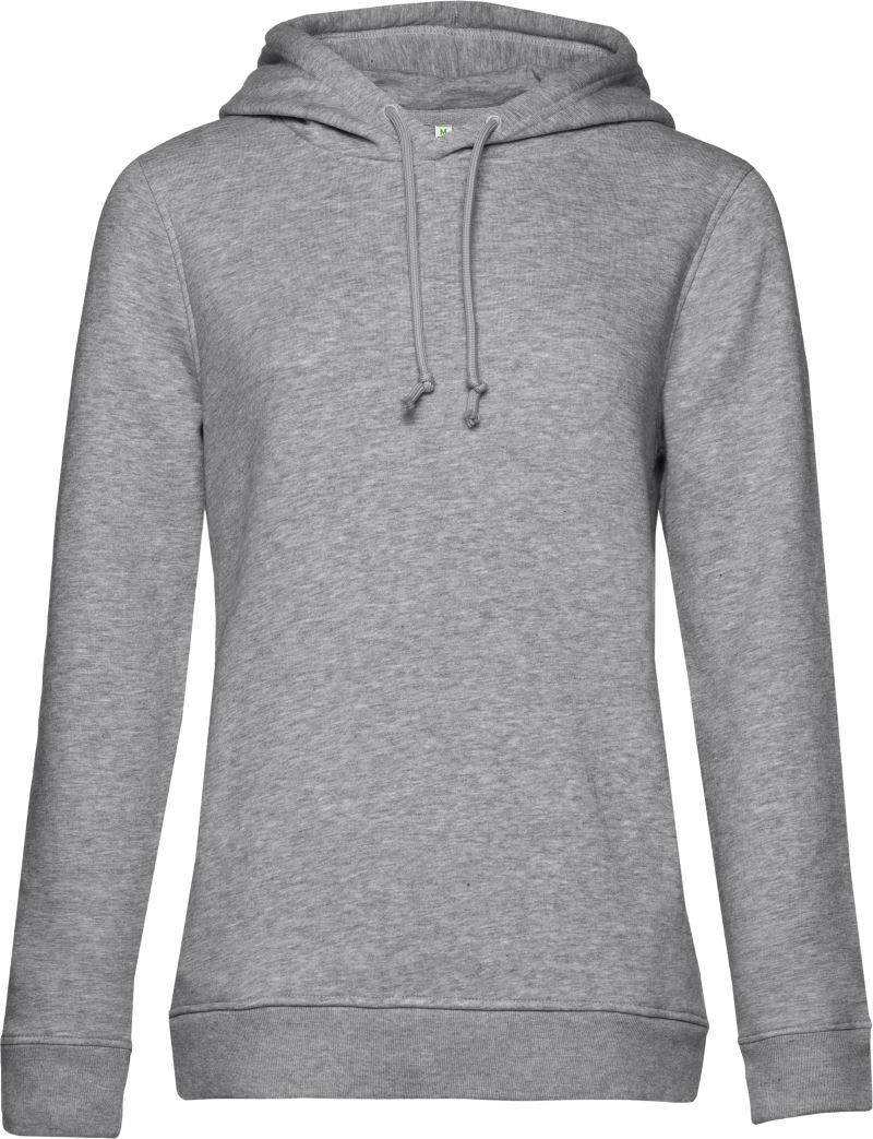 B&C | Inspire Hooded /women_° – 01.W34B – heather grey