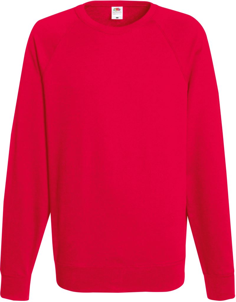 F.O.L. | Lightweight Raglan Sweat – 16.2138 – red