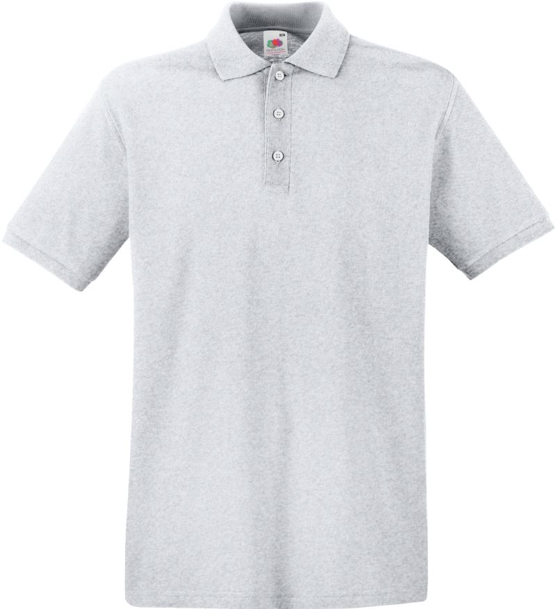 F.O.L. | Premium Polo – 16.3218 – heather grey