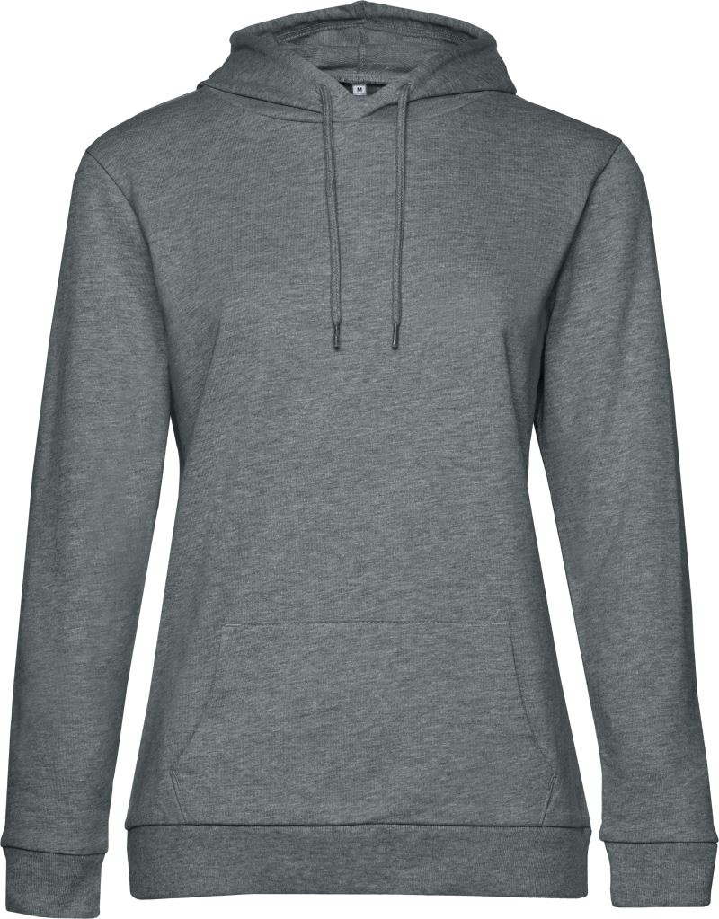 B&C | #Hoodie /women – 01.W04W – heather mid grey