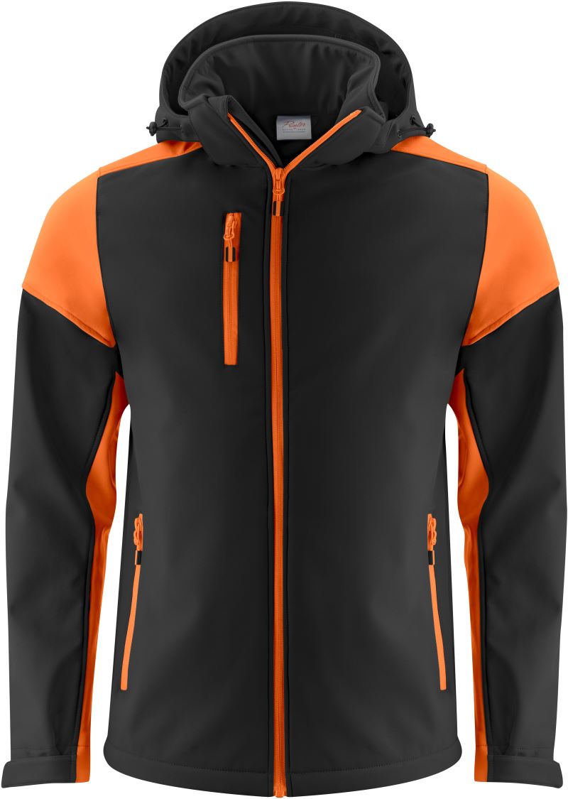 Printer | Prime Softshell Men – 61.1065 – black/orange