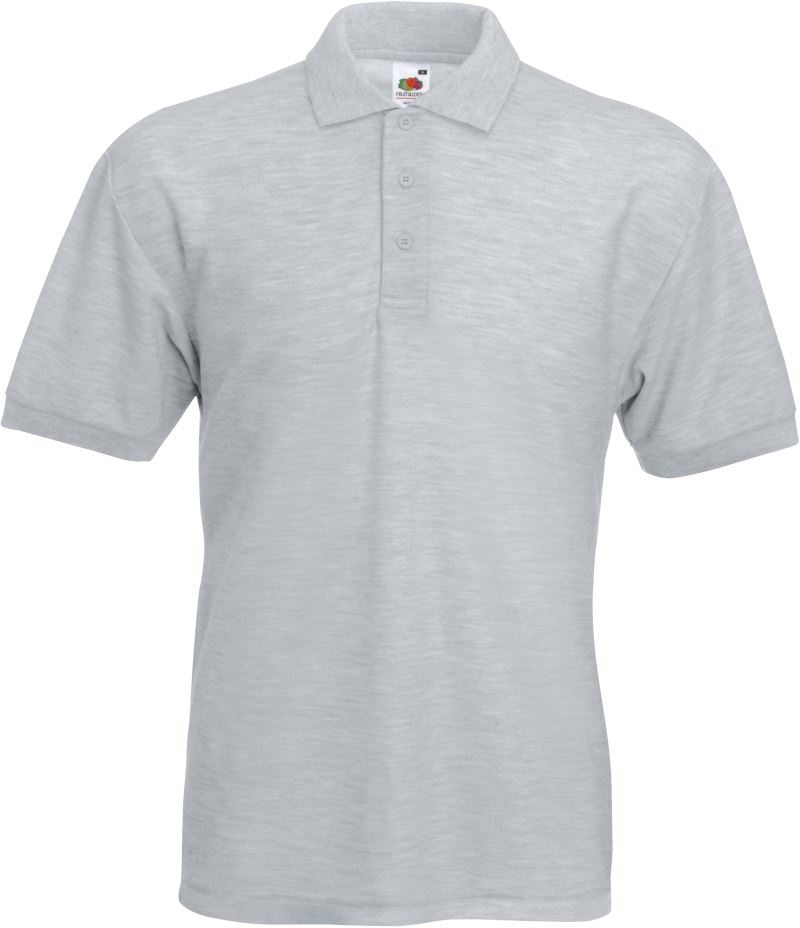 F.O.L. | 65/35 Pique Polo – 16.3402 – heather grey