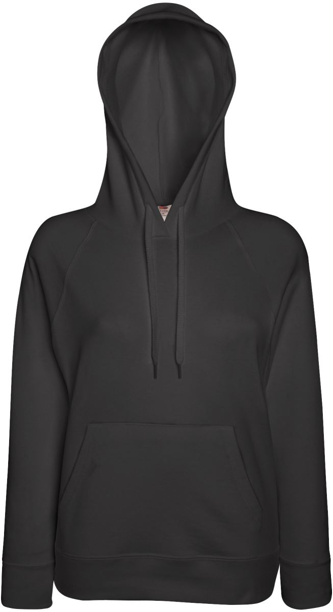 F.O.L. | Lady-Fit Lightweight Hooded Sweat – 16.2148 – light graphite
