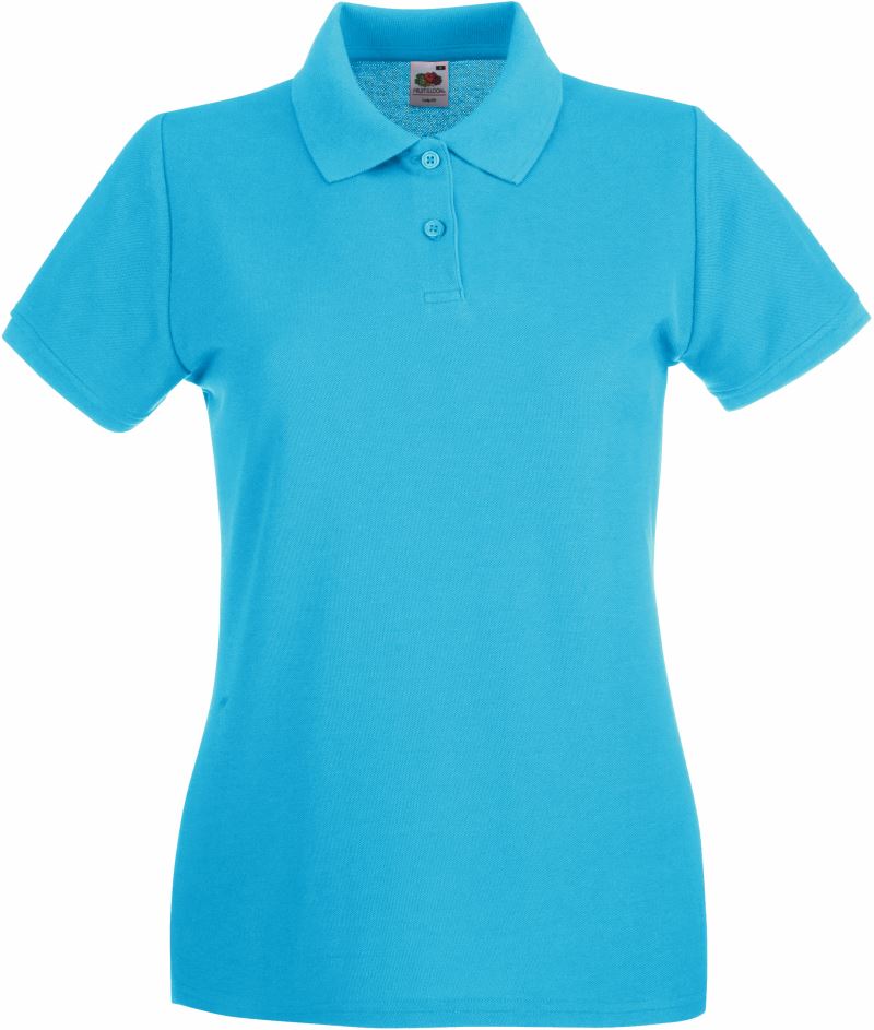 F.O.L. | Lady-Fit Premium Polo – 16.3030 – azure blue