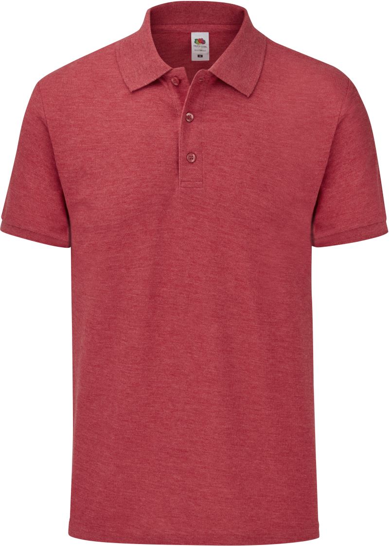 F.O.L. | 65/35 Tailored Polo – 16.3042 – vintage heather red