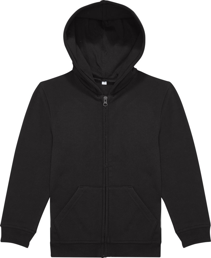B&C | ID.334 Zip Hood /kids – 01.K334 – black