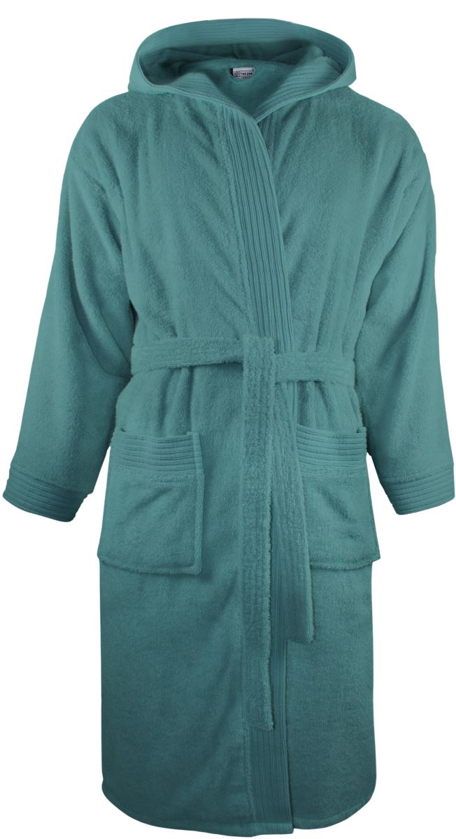 The One | Bathrobe hooded – 48.1021 – petrol