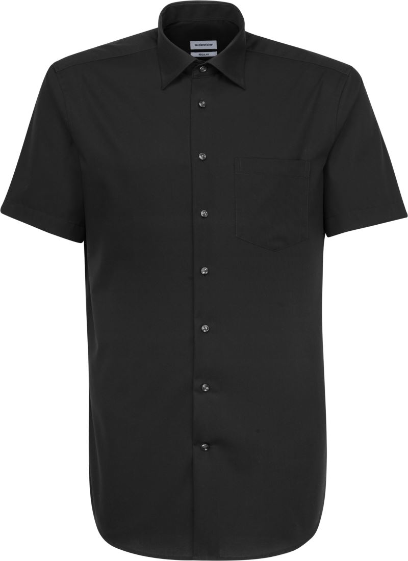 Seidensticker | Shirt Regular SSL – 78.3001 – black