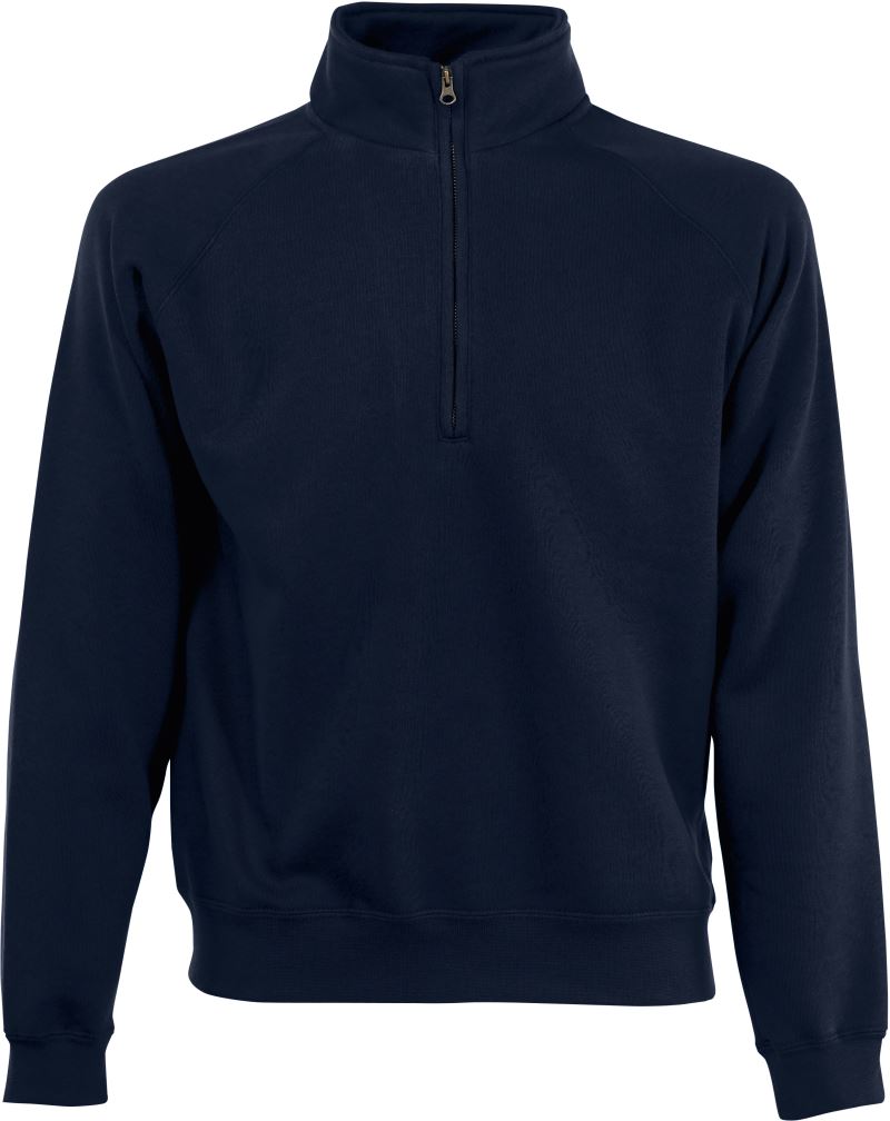 F.O.L. | Premium Zip Neck Sweat – 16.2032 – deep navy