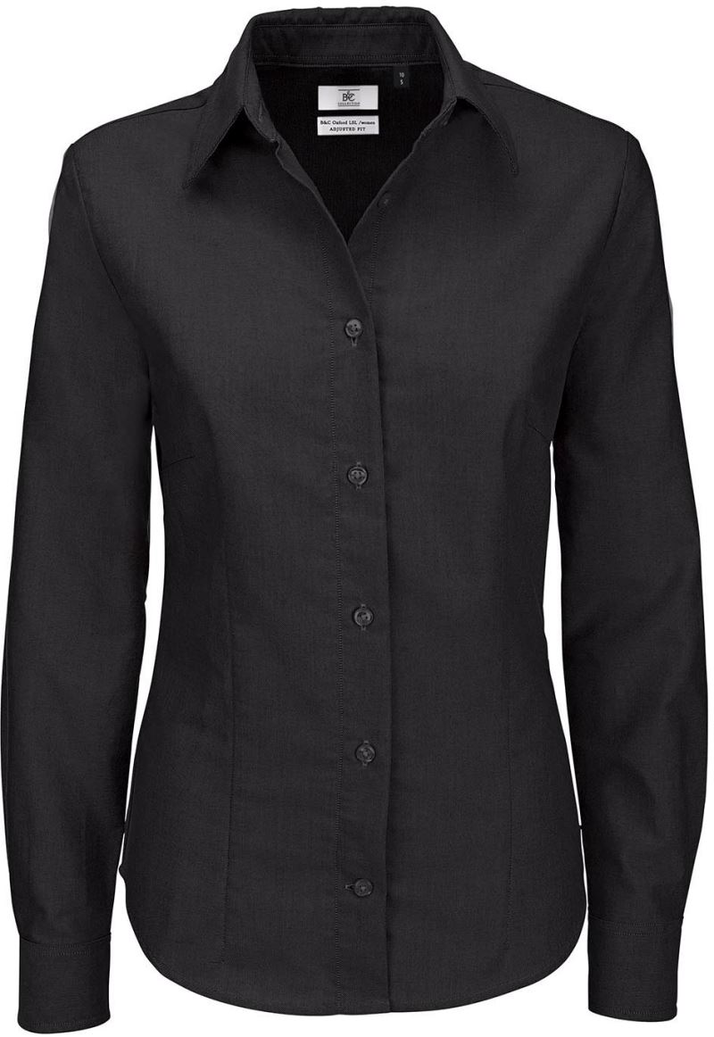 B&C | Oxford LSL /women – 01.XF03 – black