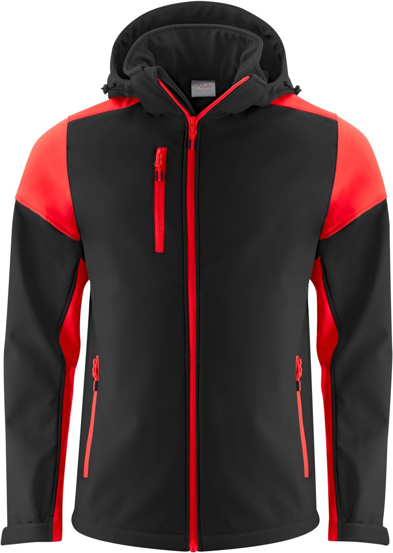 Printer | Prime Softshell Men – 61.1065 – black/red