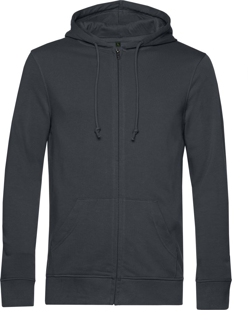 B&C | Inspire Zipped Hood_° – 01.U35B – asphalt