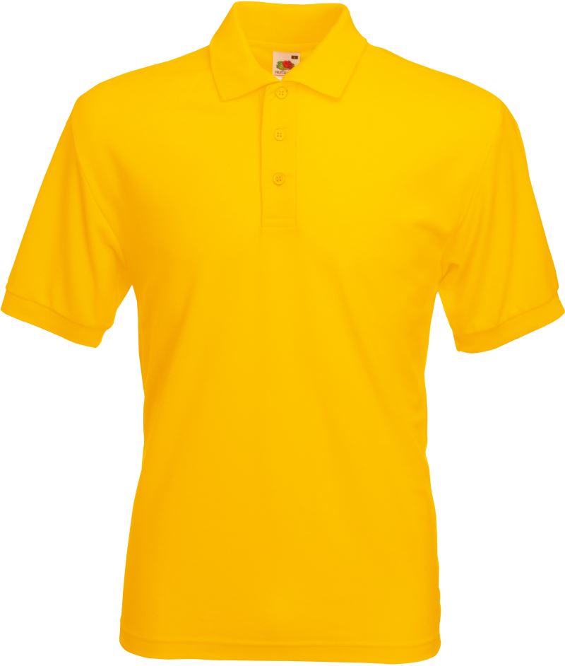 F.O.L. | 65/35 Pique Polo – 16.3402 – sunflower