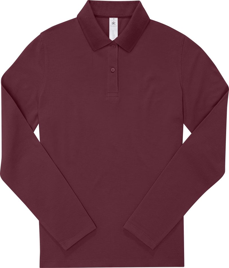 B&C | My Polo 180 LSL /women – 01.W462 – burgundy