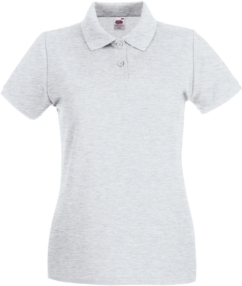 F.O.L. | Lady-Fit Premium Polo – 16.3030 – ash