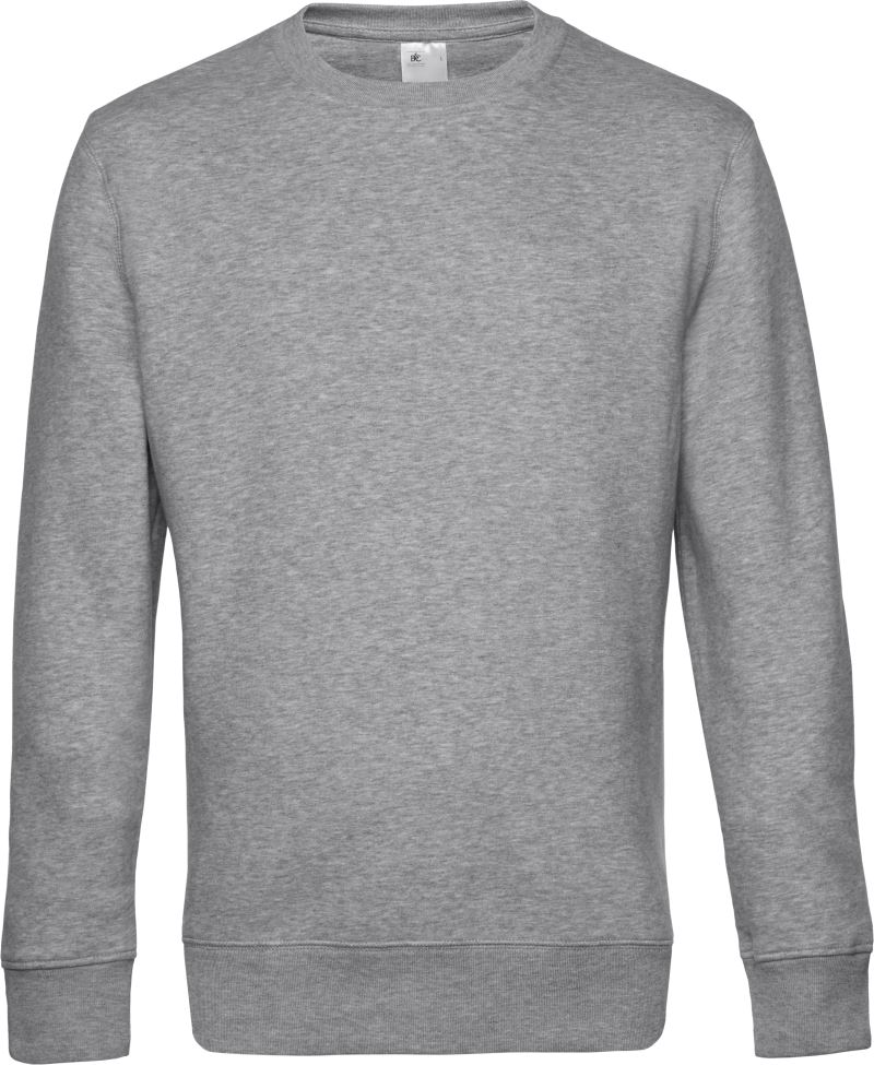 B&C | KING Crew Neck_° – 01.U01K – heather grey