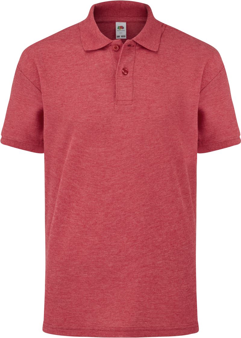 F.O.L. | Kids 65/35 Polo – 16.3417 – vintage heather red