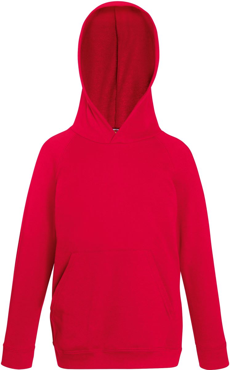 F.O.L. | Kids Lightweight Hooded Sweat – 16.2009 – red