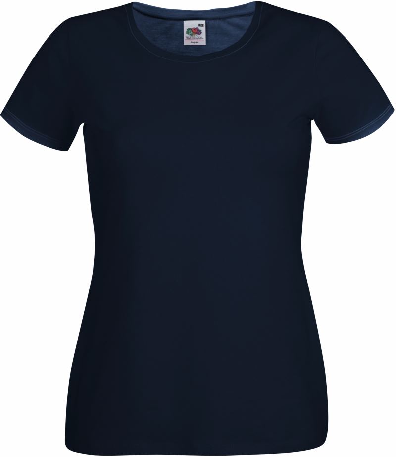 F.O.L. | Lady-Fit Crew Neck T – 16.1378 – deep navy