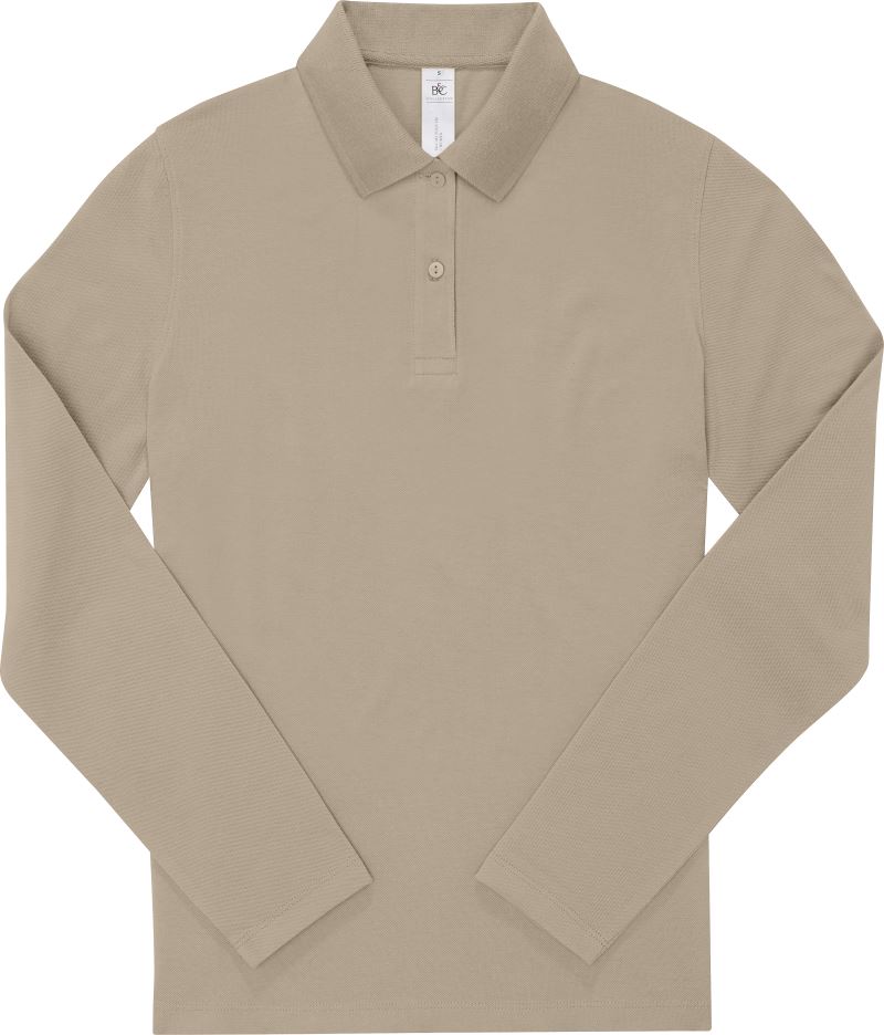 B&C | My Polo 180 LSL /women – 01.W462 – mastic