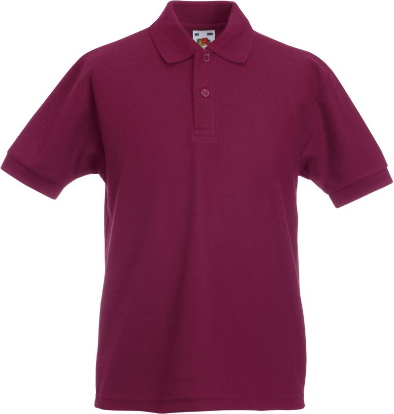 F.O.L. | Kids 65/35 Polo – 16.3417 – burgundy